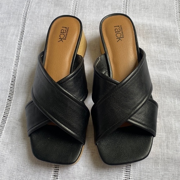 Nordstrom Rack Shoes - NWOT Nordstrom Rack clog like sandal with crisscross straps.
